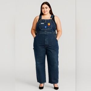 Y2k Disney Plus Winnie the Pooh Embroidered Jean Overalls Cabin Core…